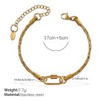 color: SL275G Gold Bracelet