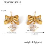 color: F1580-Gold Earrings