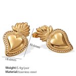 color: EH931G Gold Earrings