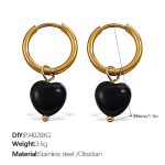 color: EH1174G-PJ402BKG Earrings