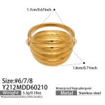 color: Y212-Gold Ring -Size 7