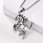 color: Horse + Stainless Steel Chain