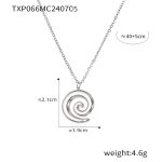 color: TXP066-Steel Color Necklace
