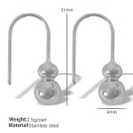color: EH197 Steel Color Earrings