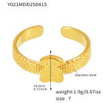 color: Y021-Gold Ring / size: US 7