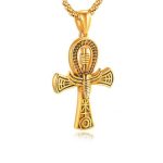 color: Cross Gold + Plated Chain