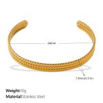 color: SZ280G Gold Bangle