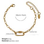 color: SL92G Gold Bracelet