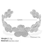 color: SZ285S Silver Bangle