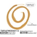 color: TXP547-Gold Necklace 89+5cm