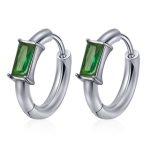 color: MS-763 Steel Color Rectangle Green Rhinestone
