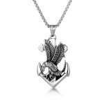 color: Eagle Anchor + Stainless Steel Chain