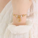 color: E414-Gold Bracelet -O