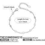 color: TXE559-Steel Color Bracelet 16+5cm