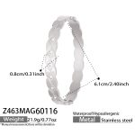 color: Z463-Steel Color Bangle