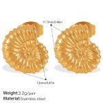 color: EH671G Gold Earrings