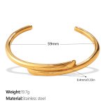 color: SZ315G Gold Bangle