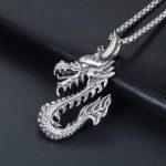 color: Horned Dragon + Stainless Steel Chain