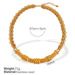 color: XL245 Gold Necklace