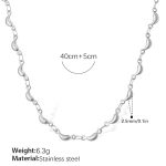 color: XL416S Silver Necklace