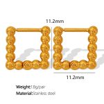 color: EH274 Gold Earrings