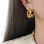 color: F965-Gold Earrings