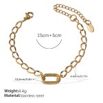color: SL327G Gold Bracelet