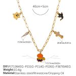 color: XL577G3.3MM-1 Multi-element Necklace