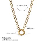 color: XL649G Gold Necklace