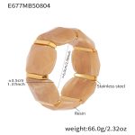 color: E677-Beige Bangle Diameter 60mm
