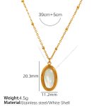 color: XL211 Gold Necklace