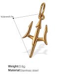 color: PJ477G Gold Pendant