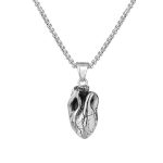 color: Heart +60cm Stainless Steel Chain
