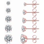 color: 6 Claw 8MM Rose Gold MS-108