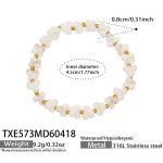 color: TXE573-Natural Shell Bracelet