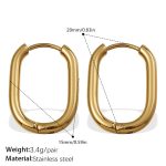 color: EH1105G Gold Earrings