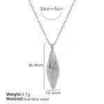 color: XL213 Silver Necklace