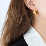 color: F732-Gold Earrings