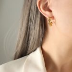 color: F197-Gold Earrings