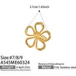color: A545-Gold Ring / size: US 7