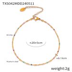 color: TXS042-Gold Anklet