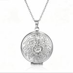 color: Size 1 Lotus Round Steel Color MS-528A
