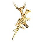 color: Gold Gun + Plated Chain