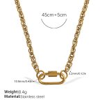 color: XL672G Gold Necklace