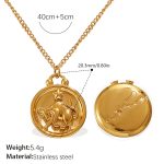color: XL769G1 Gold Necklace