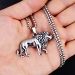 color: Lion + Steel Chain