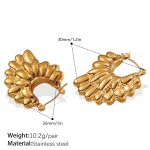 color: EH320G Gold Earrings