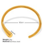 color: SZ107 Gold Bangle