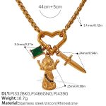 color: XL501G1 Gold Necklace