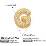 color: D450-Letter G Gold Pendant